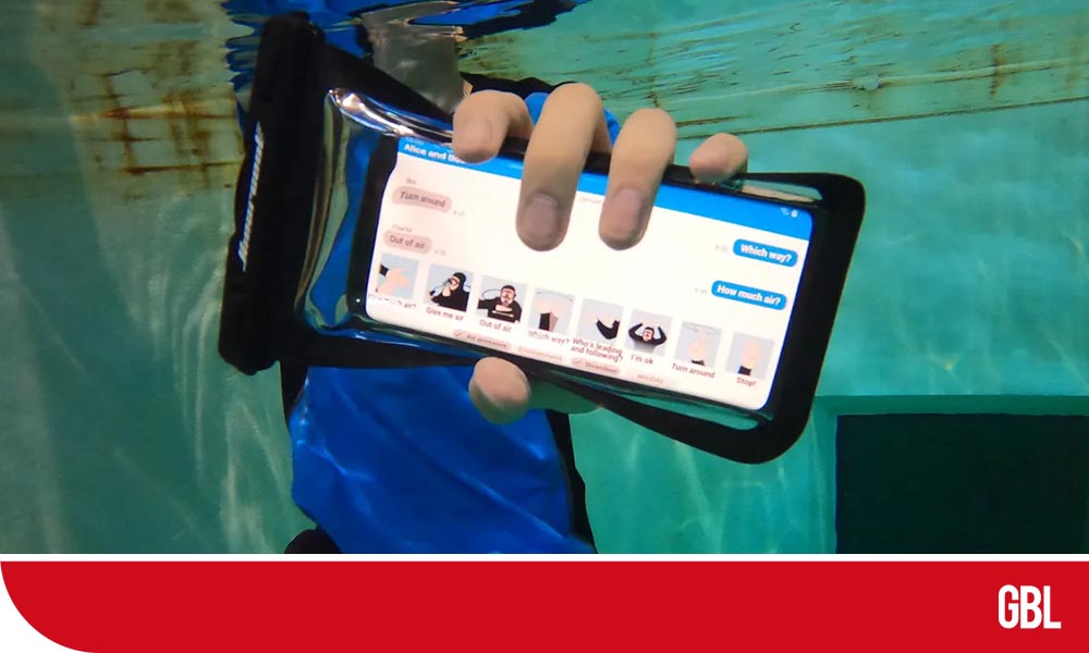 Underwater Messaging App For Smartphones